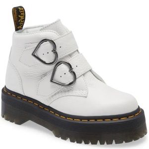 Dr. Martens Devon Heart Platform Boots (NWOT)